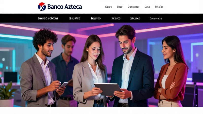 Accede a Banco Azteca con esta ilustración