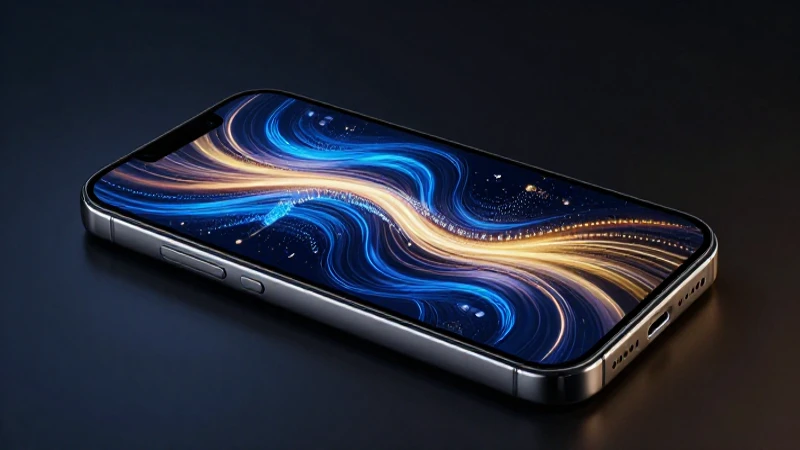 Pantalla futurista con interfaz digital dinámica