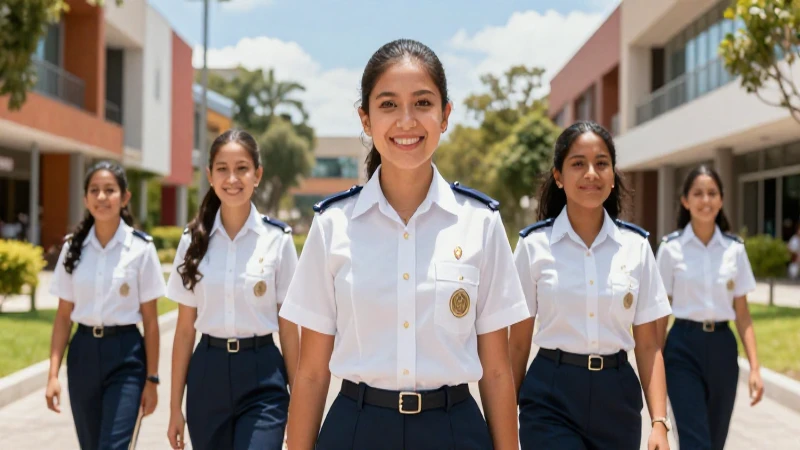 Uniforme escolar privado en México