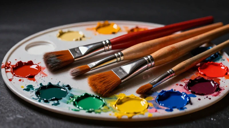 Pinceles profesionales para blog de pintura