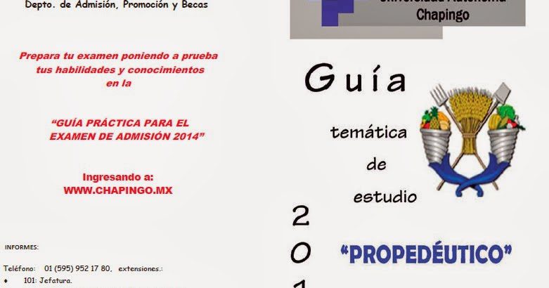 Guía de estudio para Chapingo: Recursos y recomendaciones