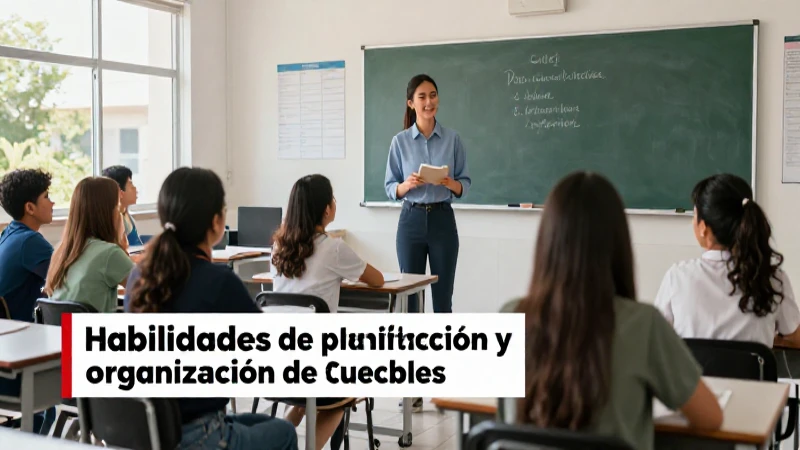 Habilidades esenciales para un docente eficaz