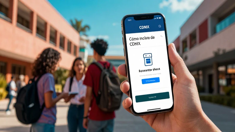 Cómo iniciar sesión en la cuenta llave de CDMX 33 Estudiantes usan la Cuenta Llave CDMX