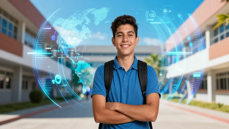 Cómo iniciar sesión en la cuenta llave de CDMX 32 Estudiante mexicano en campus digital futurista