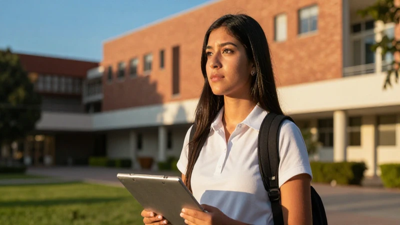 Estudiante mexicano con futuro brillante