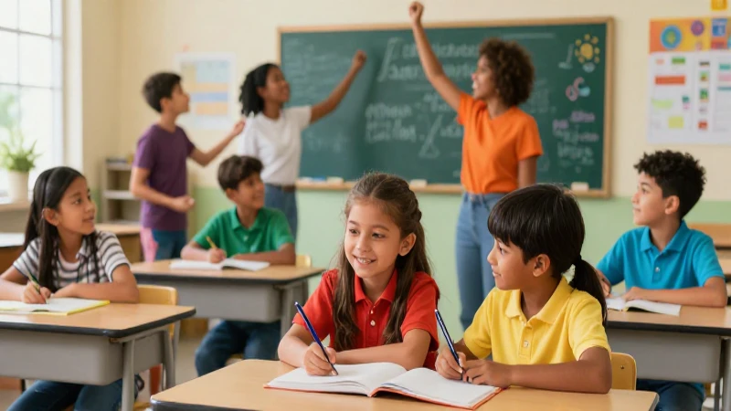 Alegría educativa en aula mexicana