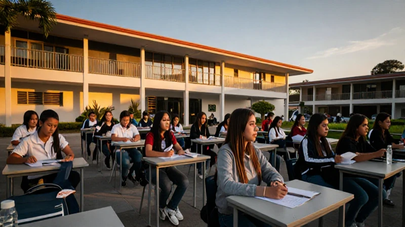 UPN vibrante en San Cristóbal con luz dorada