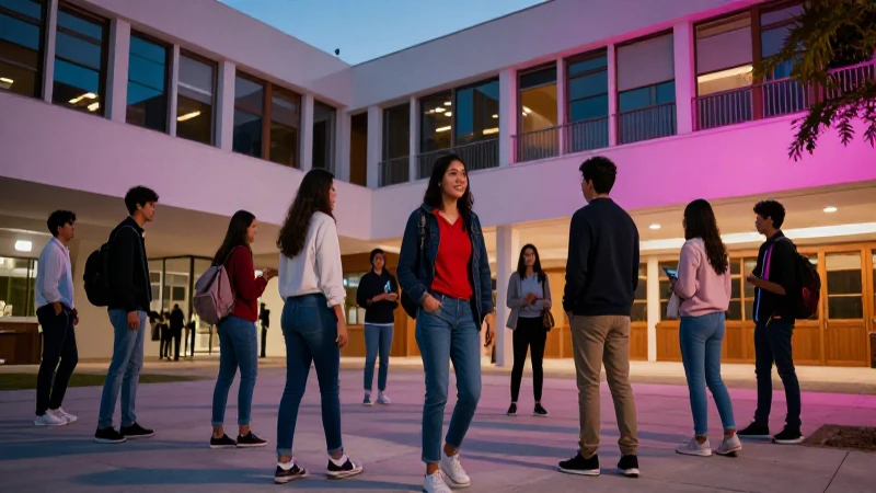 Estudiantes mexicanos triunfan en campus moderno