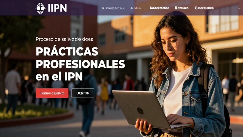 Solicitud de prácticas profesionales en IPN