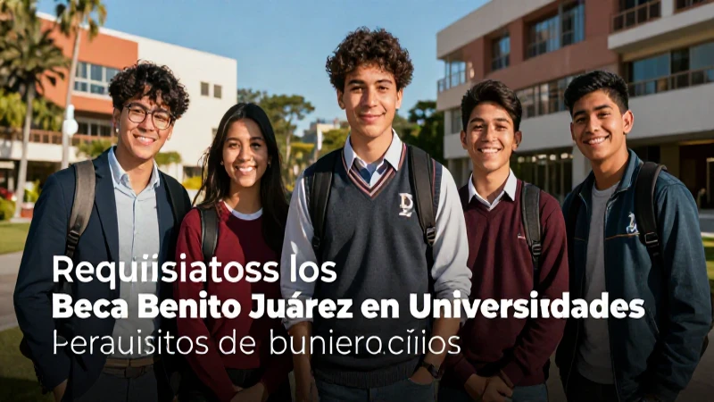 Requisitos para la beca Benito Juárez