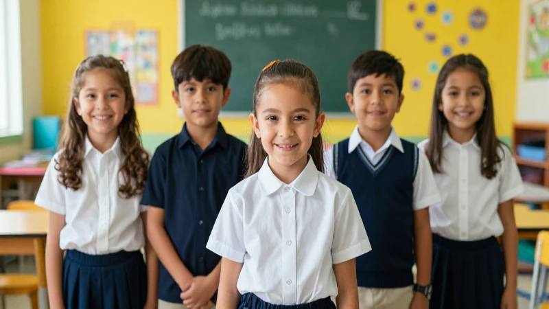 Precios promedio de uniformes escolares en Sonora