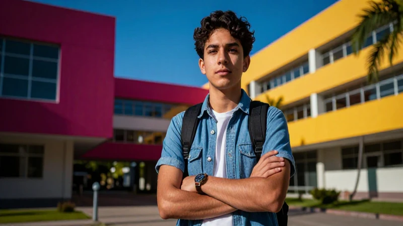 Estudiante mexicano, confianza y grandes oportunidades
