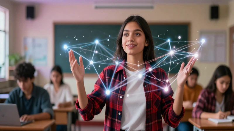 Estudiante mexicano digital y progreso