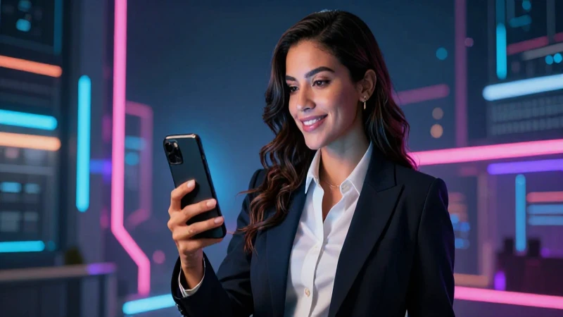 Retrato dinámico y futurista de profesional mexicano