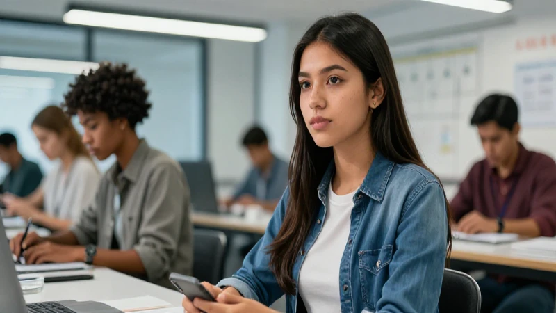 Estudiante mexicano moderno simboliza progreso educativo