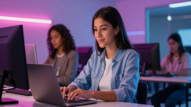 Estudiante mexicano moderno en campus tecnológico