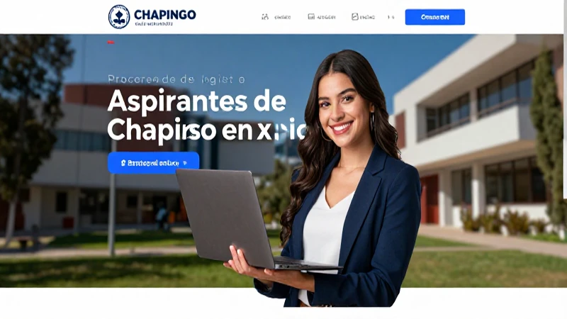 Registrarse en el sitio web de Aspirantes Chapingo