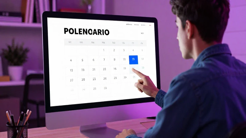 Acceso al calendario de la UAM