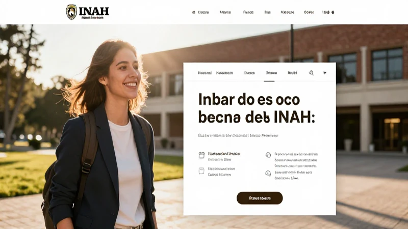 Accede al portal de becas del INAH