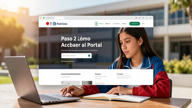 Inicia sesión en el portal educativo de Edomex