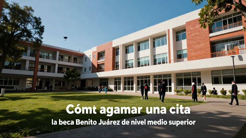 Guía para agendar la beca Benito Juárez