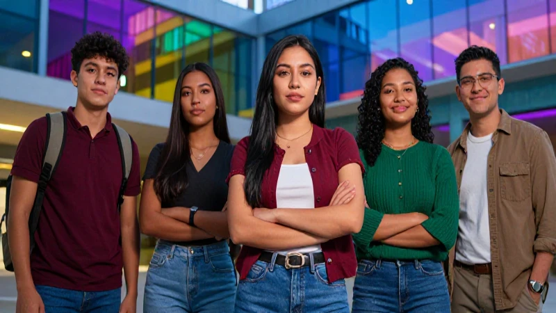 Estudiante mexicano triunfa en campus moderno