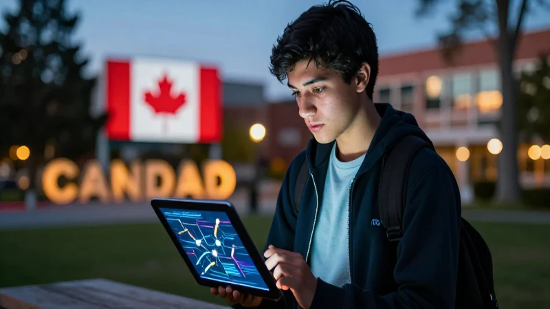 Busca intercambios en Canadá usando la información disponible