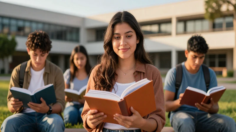 Joven mexicano estudia con estilo cinematográfico