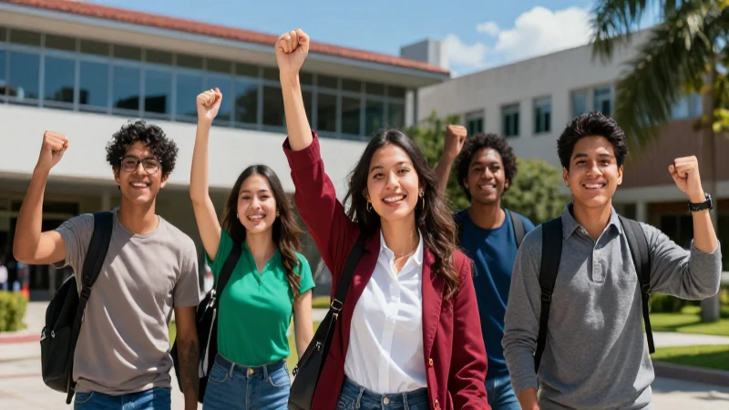 Estudiante mexicano celebra triunfo universitario