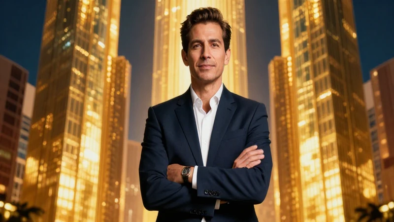 Profesional mexicano seguro con éxito financiero