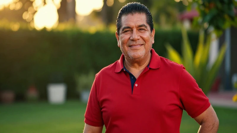 Retrato vibrante de un hombre mexicano sonriente