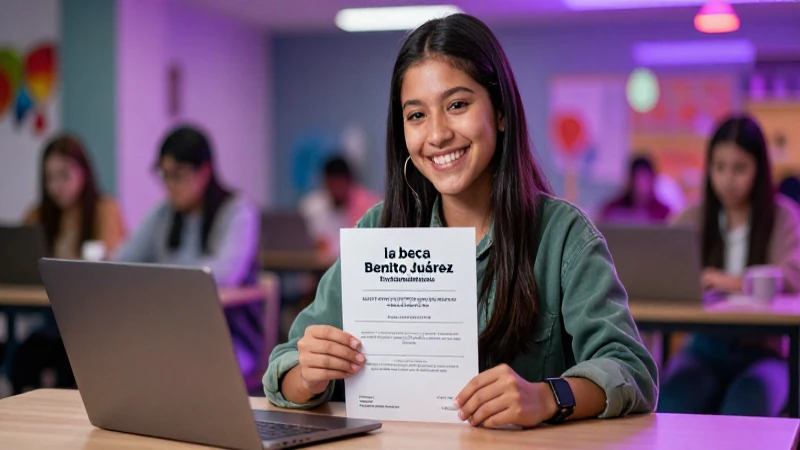 Solicita y cobra tu beca Benito Juárez