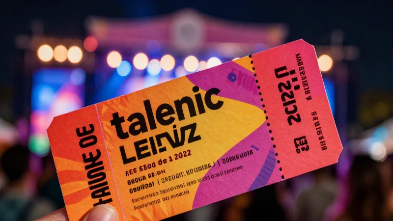 Cómo comprar boletos para Talent Land 2022 2 Boleto de festival vibrante para Talent Land 2022