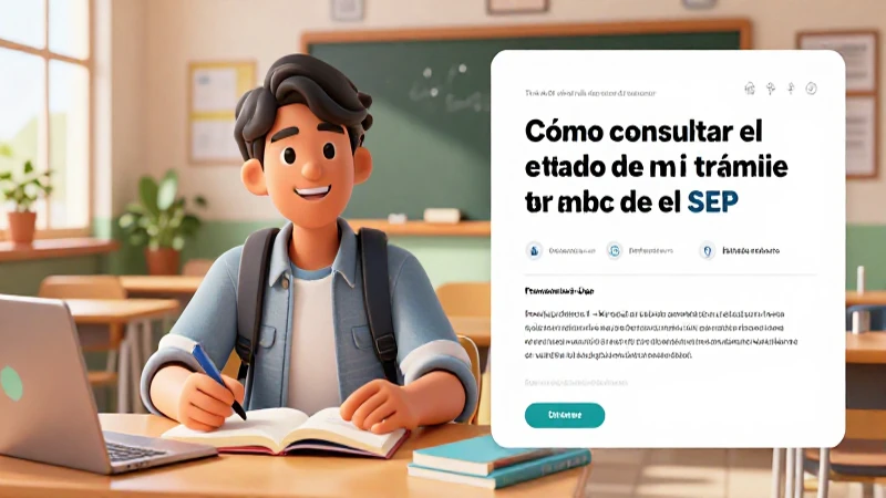 Documentos para consultar trámite SEP