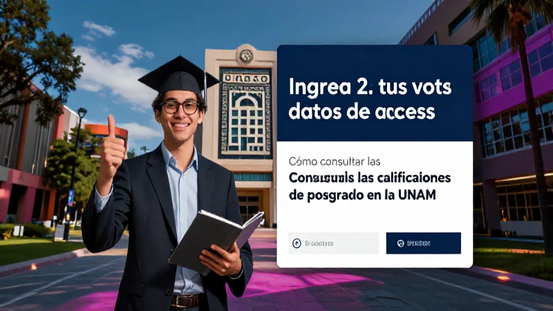 Consulta notas de posgrado UNAM profesional