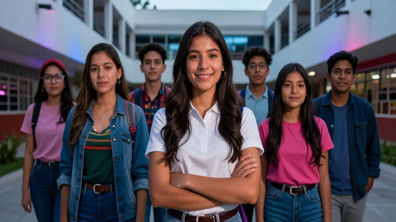 Estudiantes mexicanos buscan calificaciones escolares en CDMX