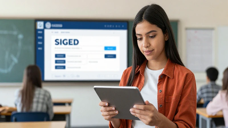 Consulta tus calificaciones en SIGED