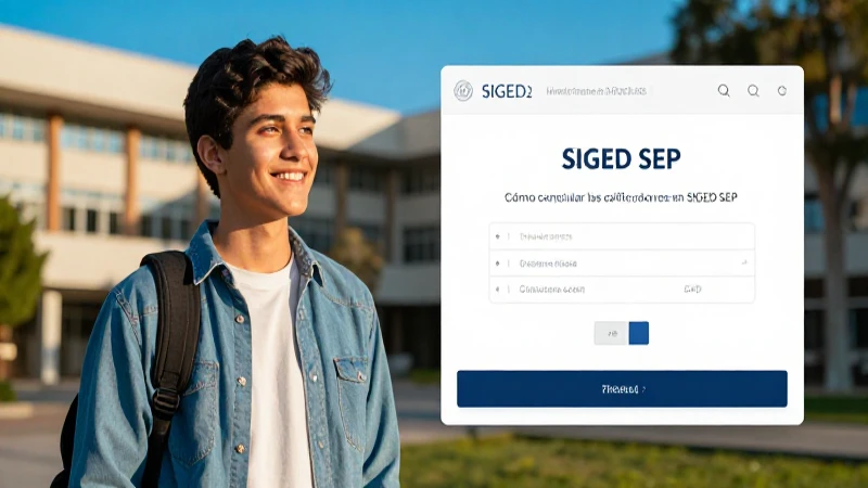 Consulta calificaciones en SIGED SEP