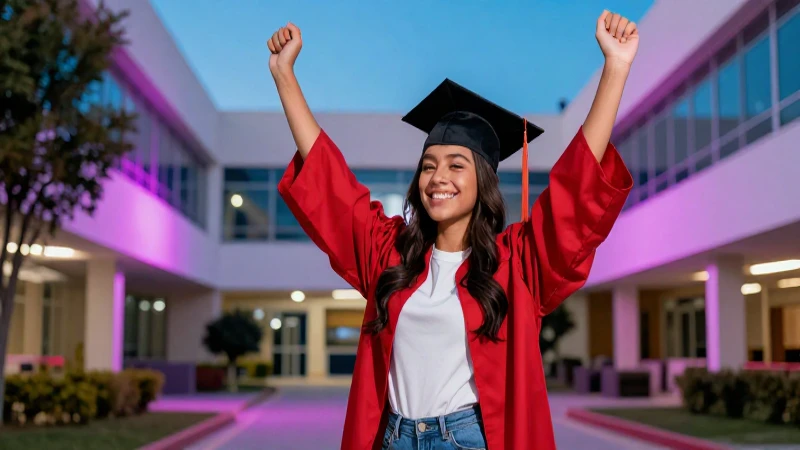 Estudiante mexicano celebra éxito académico