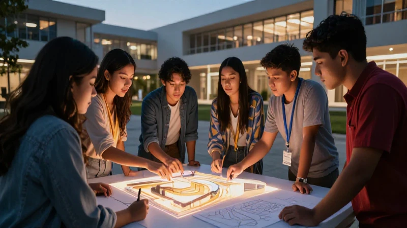 Estudiantes mexicanos colaboran en diseño arquitectónico