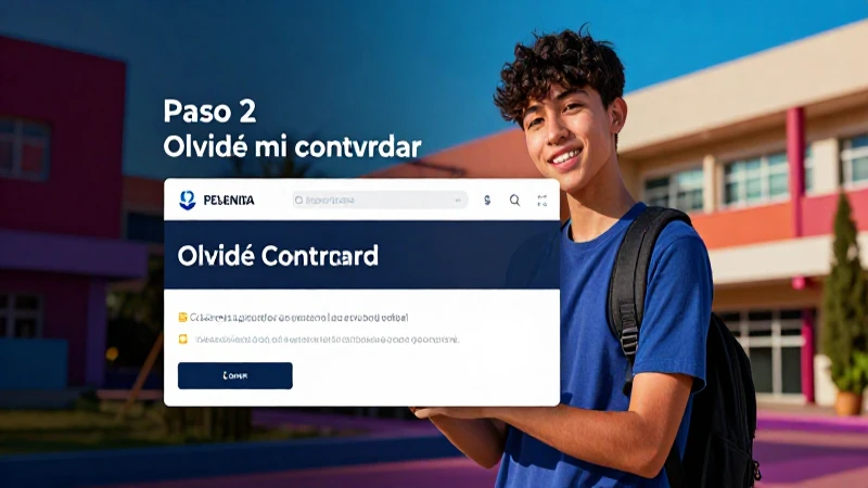 Selecciona Olvidé mi contraseña para desbloquear