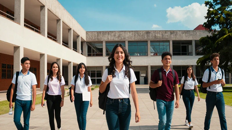 Estudiantes exitosos en moderno campus de Puebla