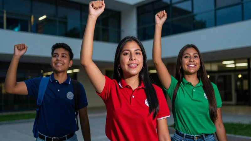 Estudiantes mexicanos celebran éxito en becas de Cuautitlán