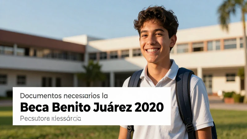 Información y documentos de la beca Benito Juárez