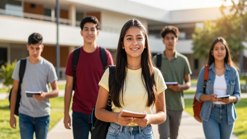 Jóvenes mexicanos aspirando al futuro