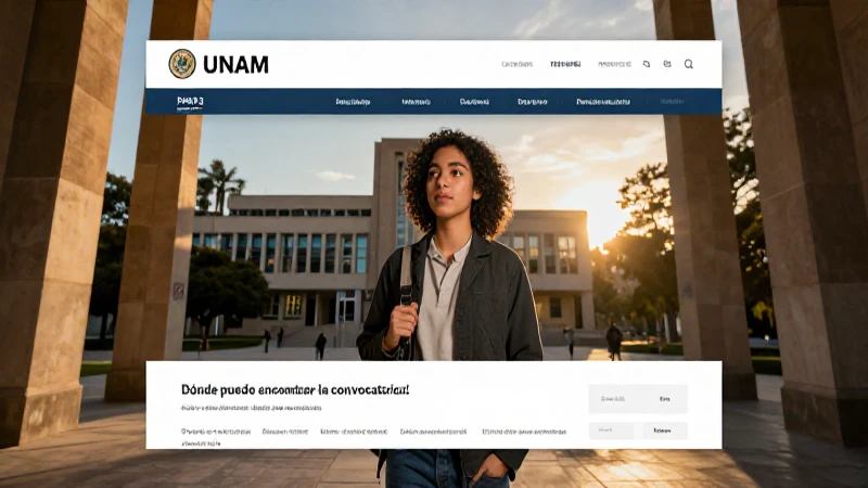Estudiante UNAM en campus vibrante y moderno