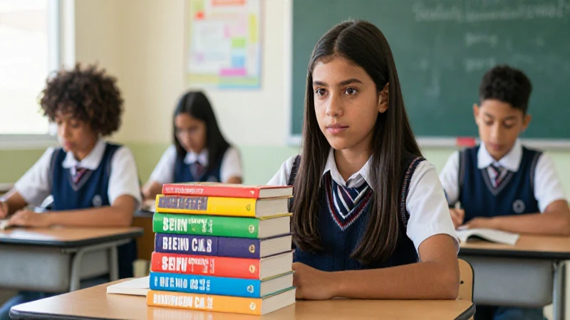 Estudiante busca libros SEP