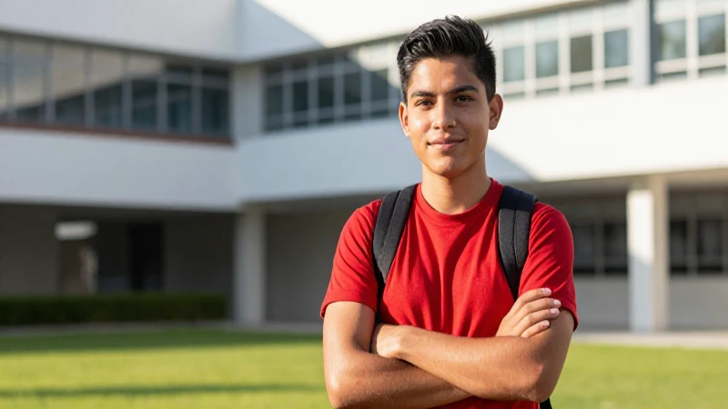 Cómo encontrar mi módulo de bienestar 65 y más 8 Joven mexicana segura en campus moderno