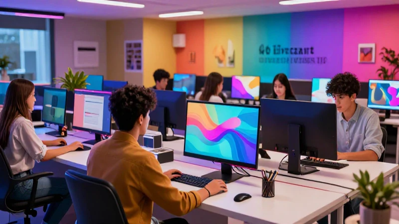 Estudiante mexicano exitoso en campus moderno