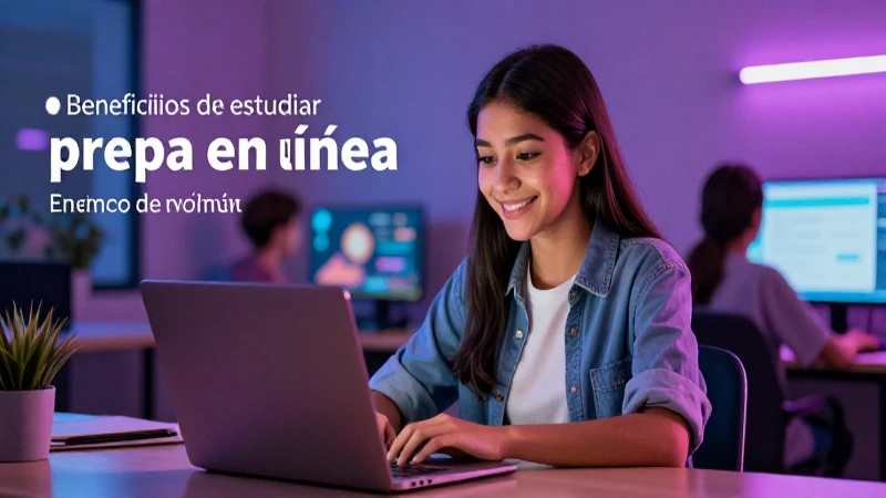Prepa en línea: estudio, beneficios y módulos